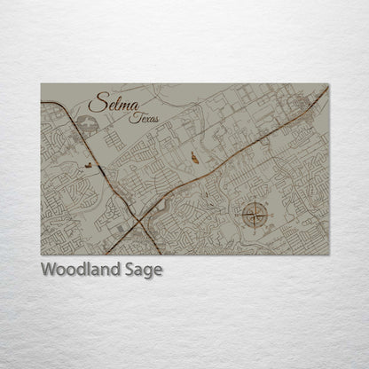 Selma, Texas Street Map