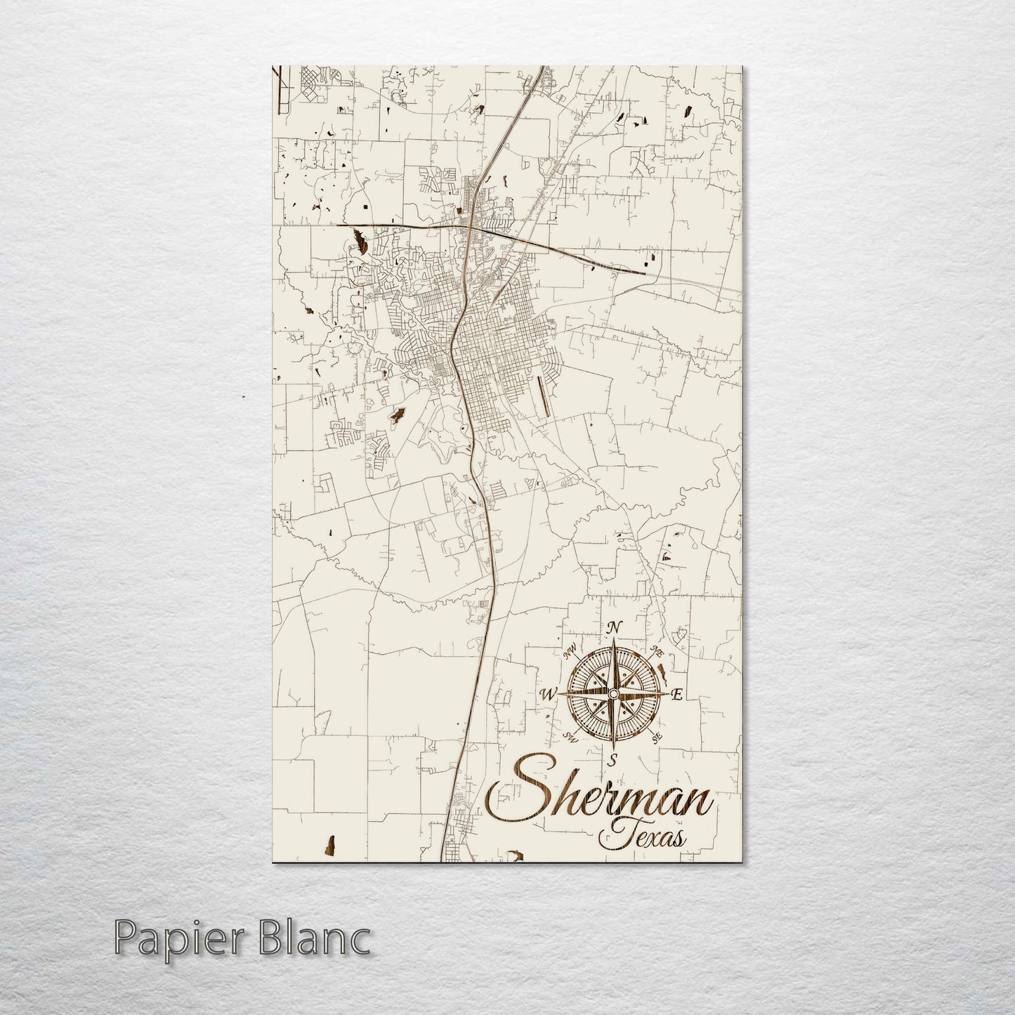 Sherman, Texas Street Map