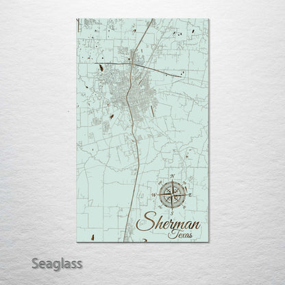 Sherman, Texas Street Map