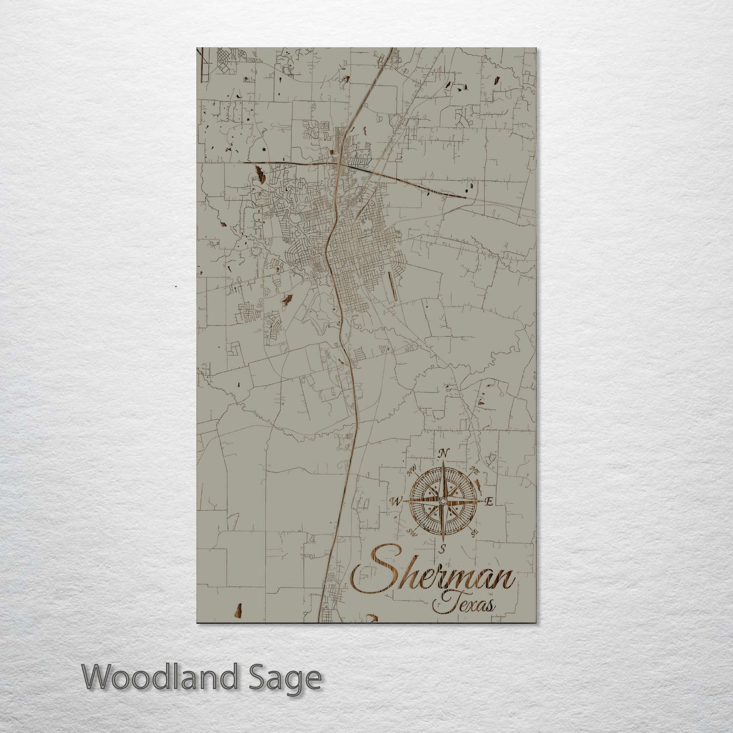 Sherman, Texas Street Map