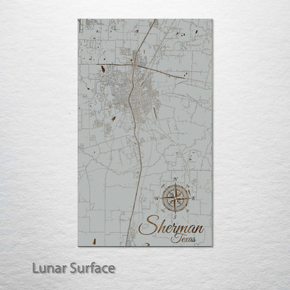 Sherman, Texas Street Map