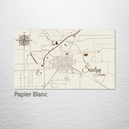 Sinton, Texas Street Map