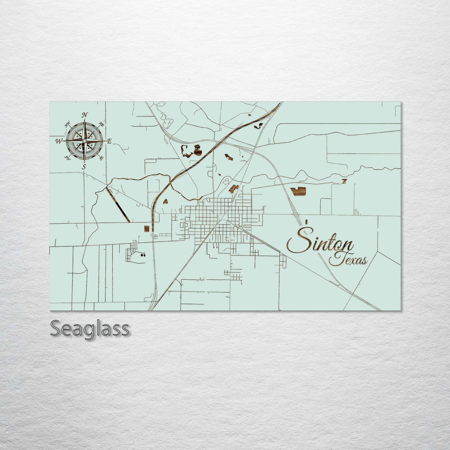 Sinton, Texas Street Map