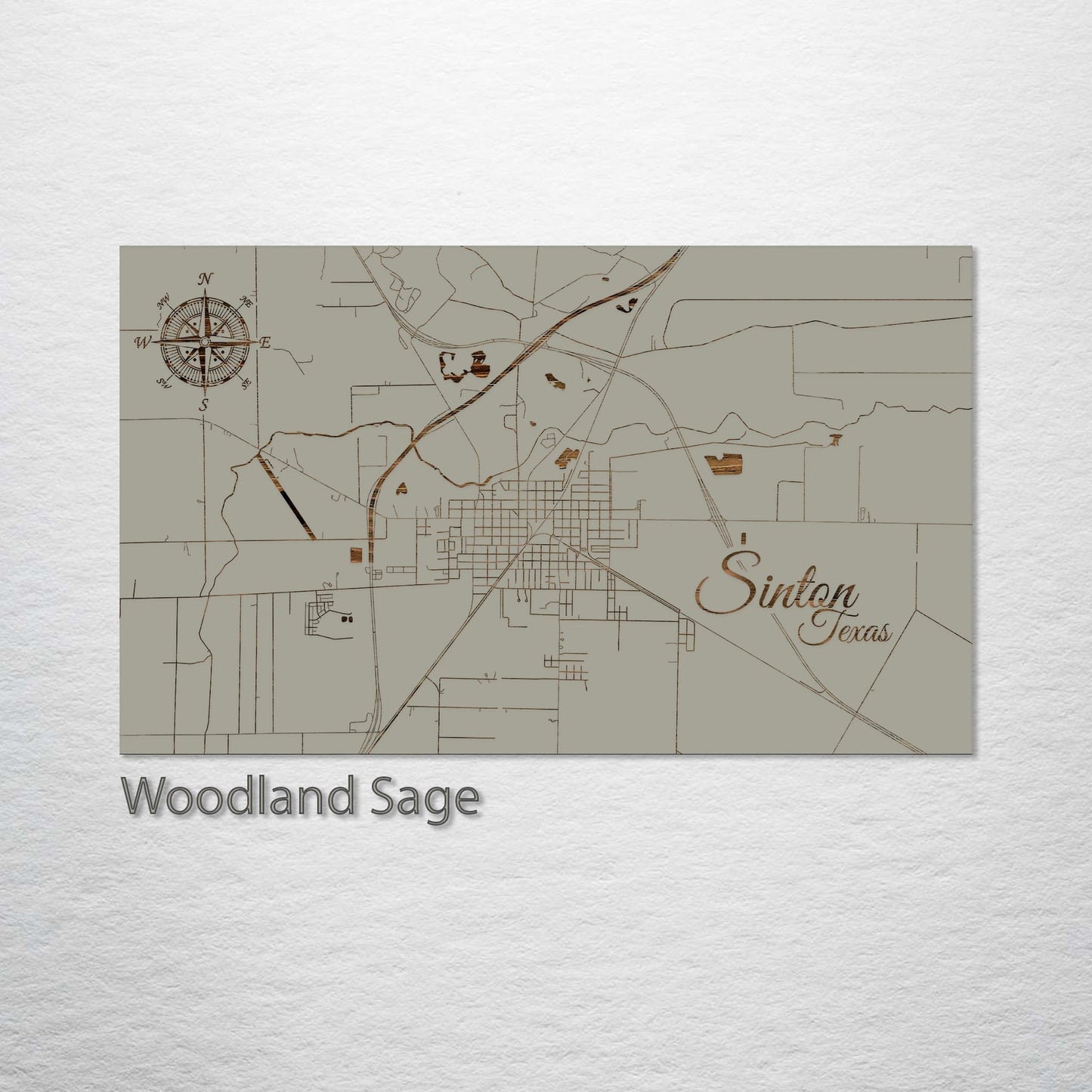 Sinton, Texas Street Map