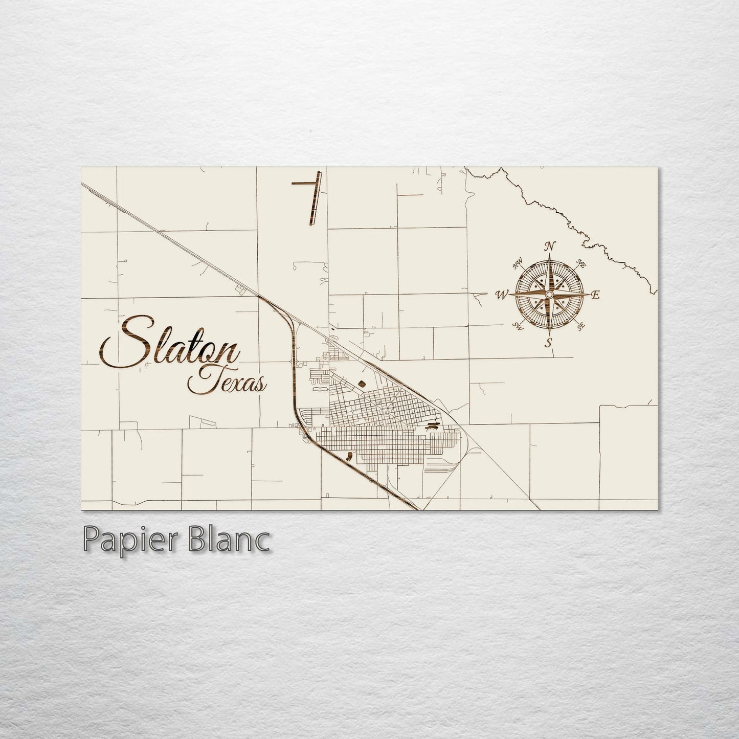Slaton, Texas Street Map