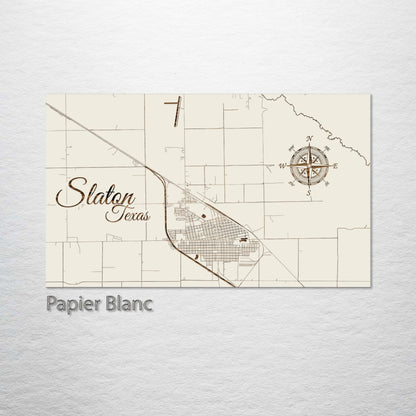 Slaton, Texas Street Map