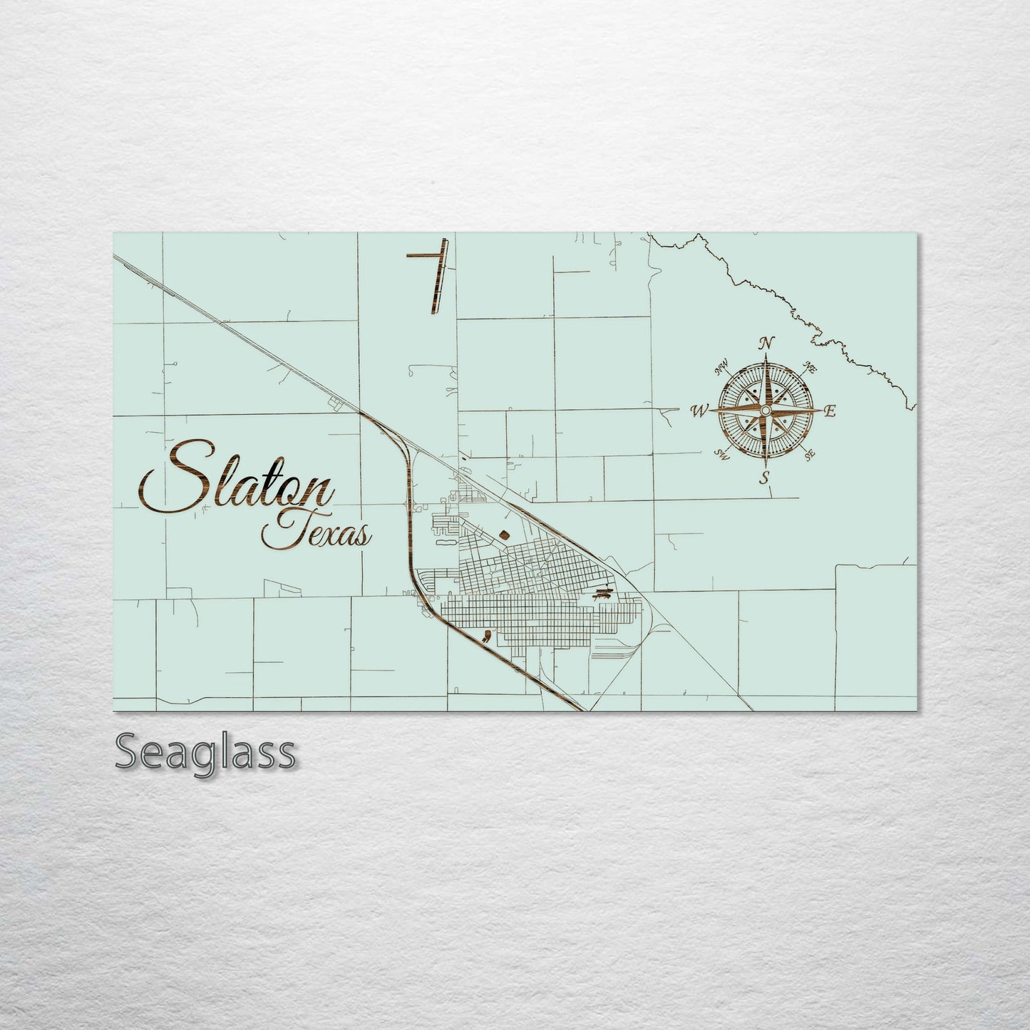 Slaton, Texas Street Map