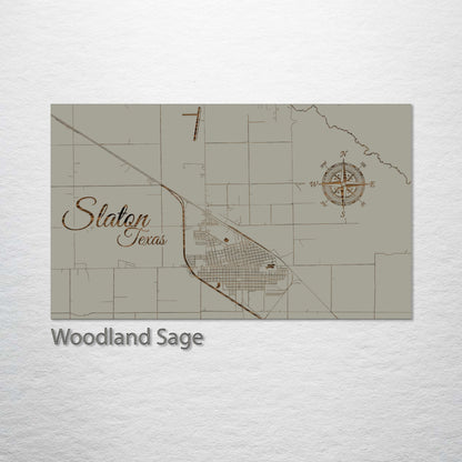 Slaton, Texas Street Map