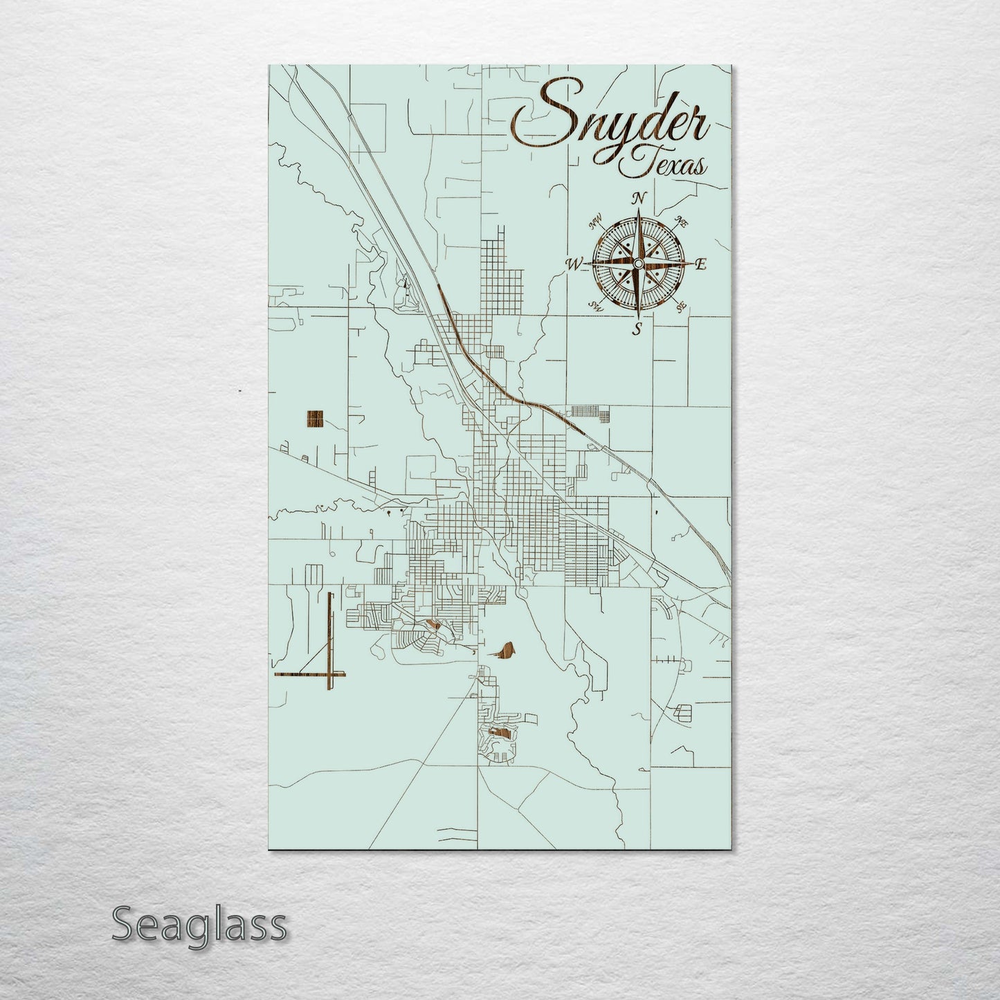 Snyder, Texas Street Map