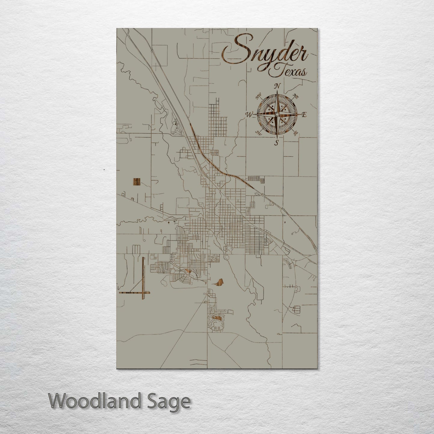 Snyder, Texas Street Map