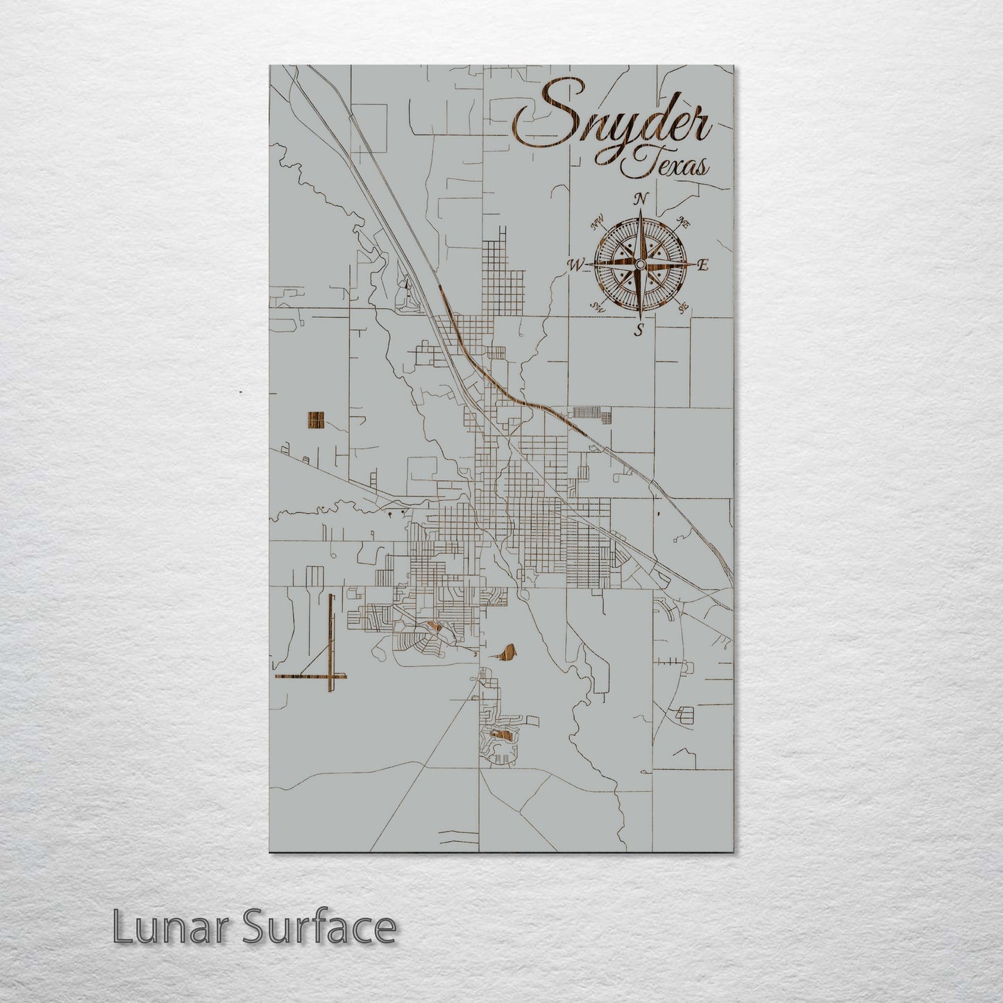 Snyder, Texas Street Map