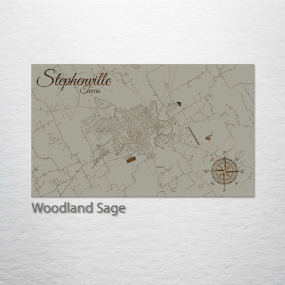 Stephenville, Texas Street Map