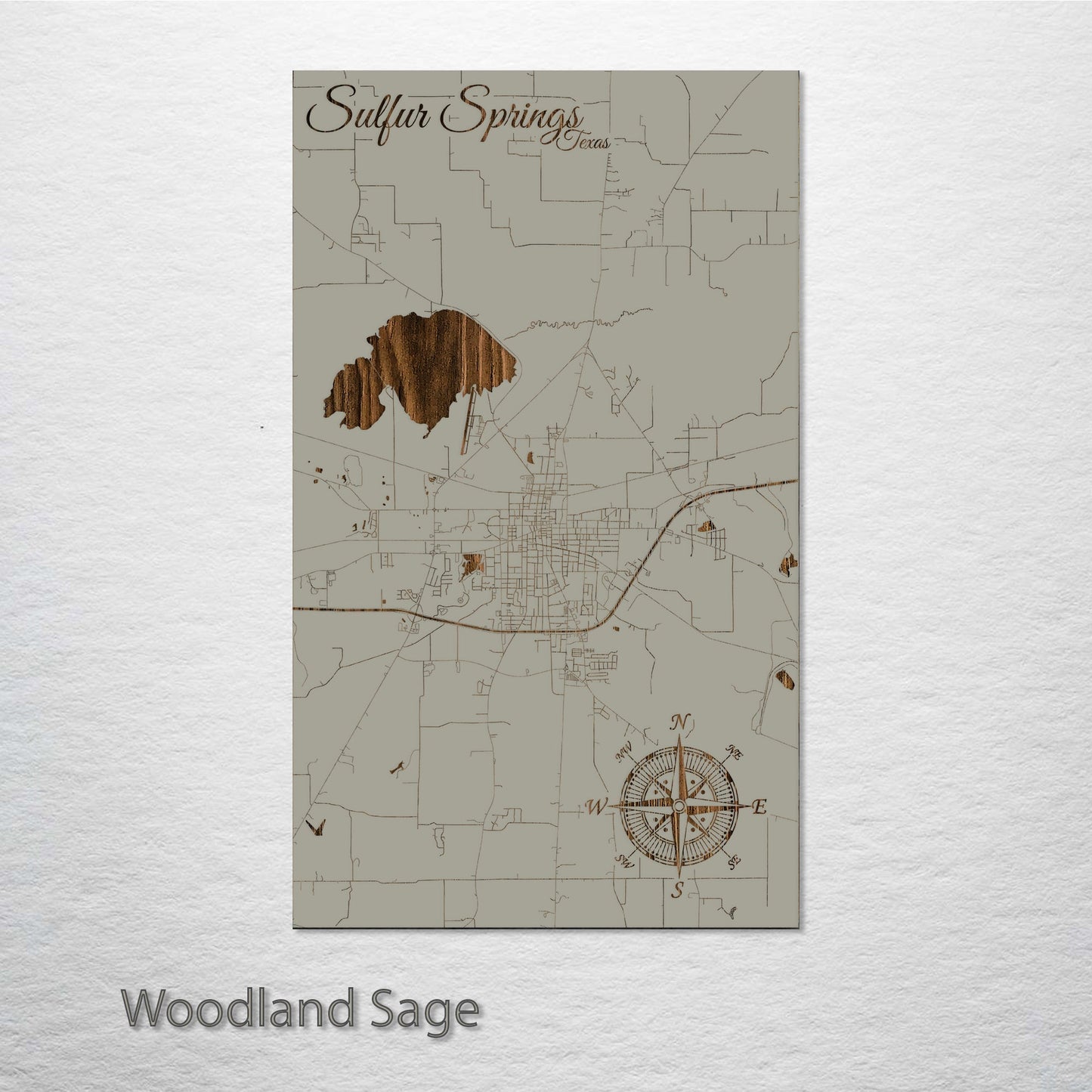 Sulphur Springs, Texas Street Map