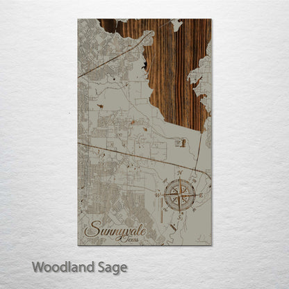 Sunnyvale, Texas Street Map