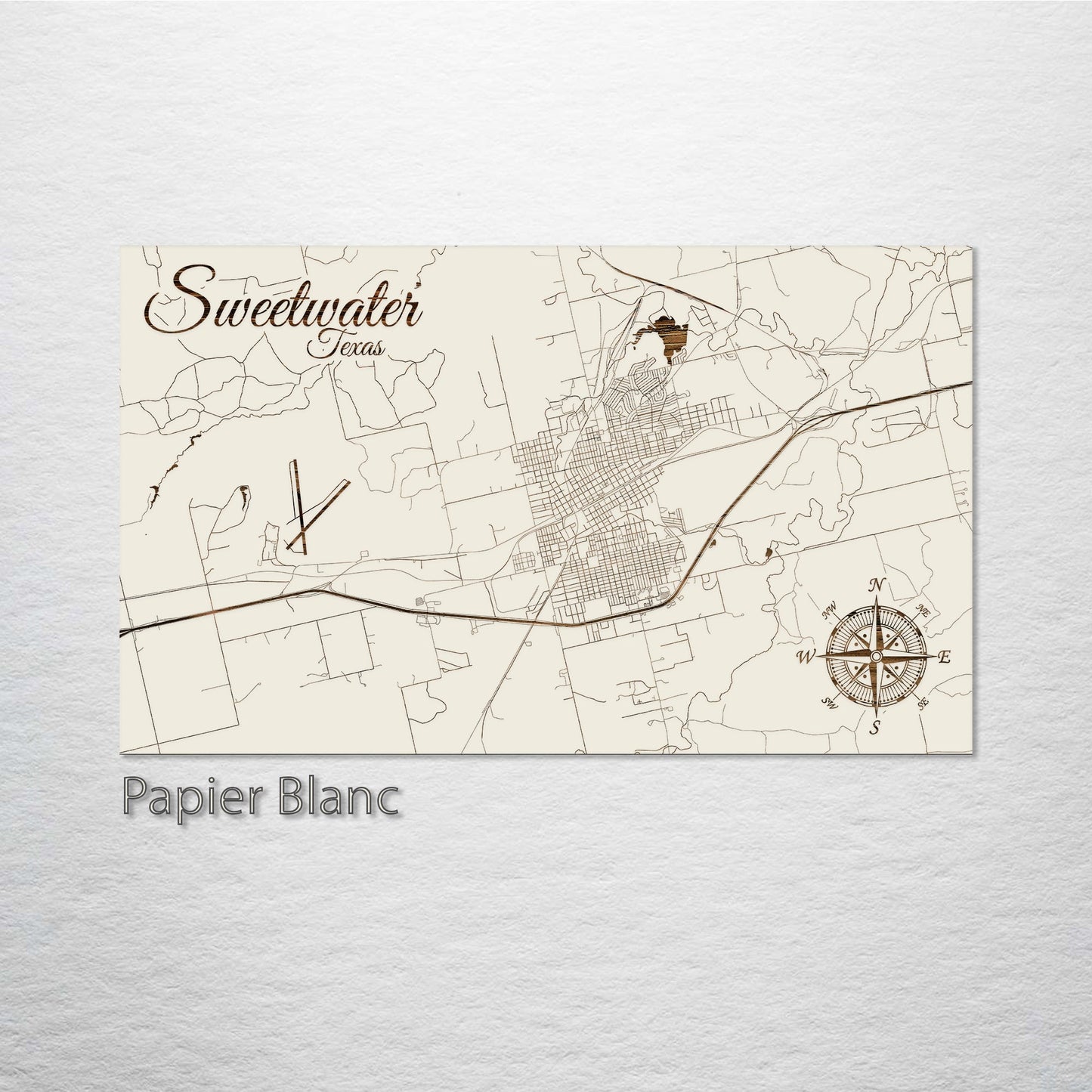 Sweetwater, Texas Street Map