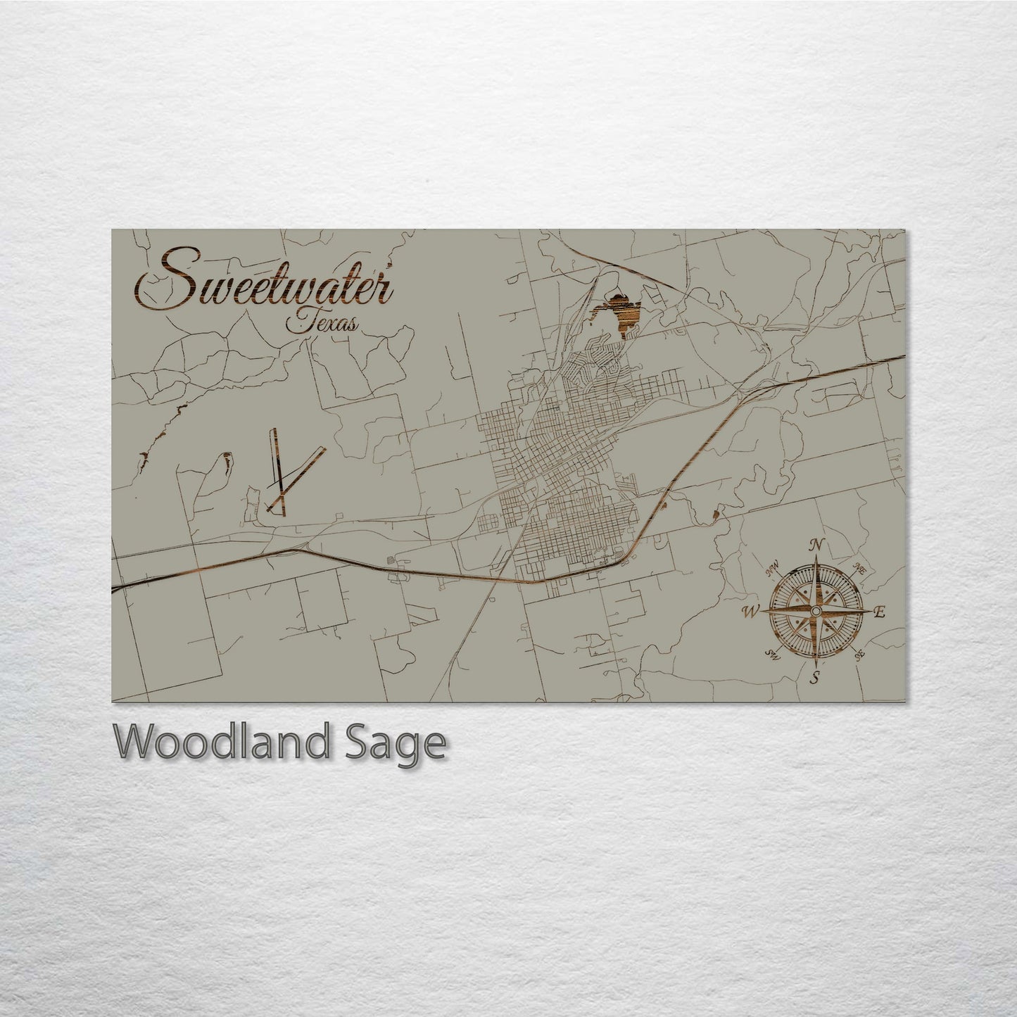 Sweetwater, Texas Street Map