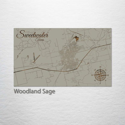 Sweetwater, Texas Street Map