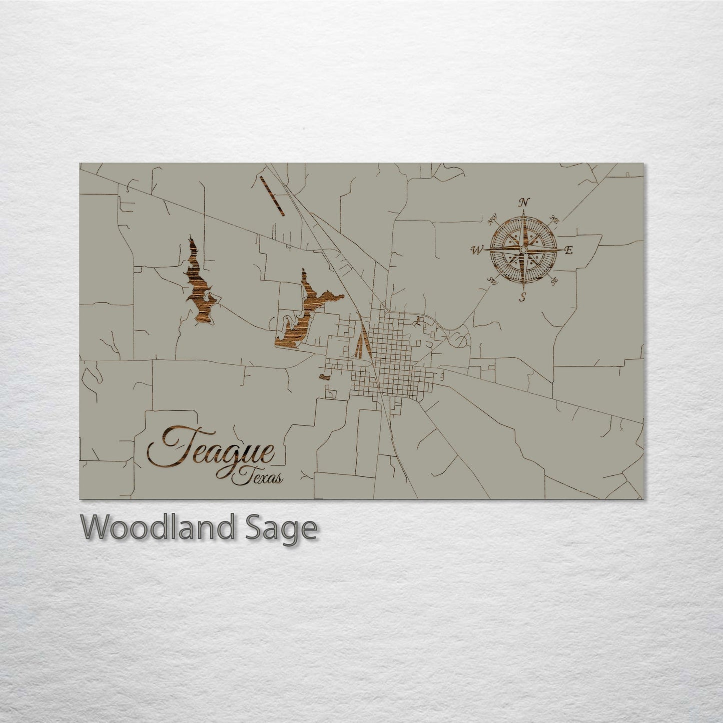 Teague, Texas Street Map