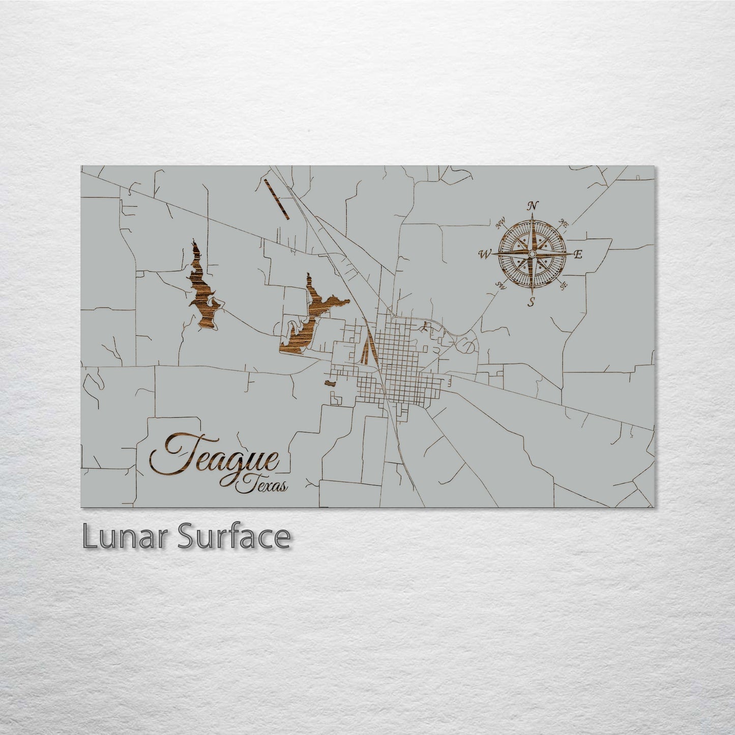 Teague, Texas Street Map