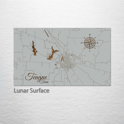 Teague, Texas Street Map