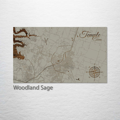 Temple, Texas Street Map