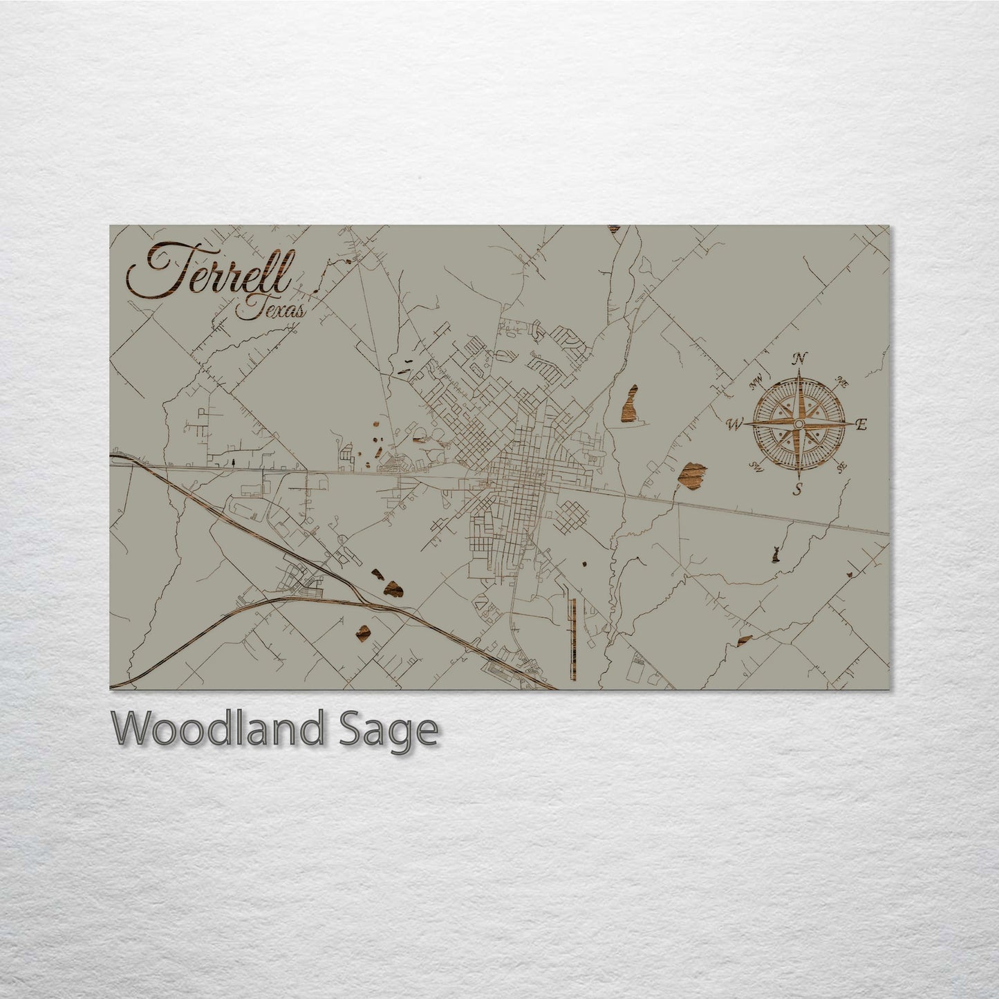 Terrell, Texas Street Map