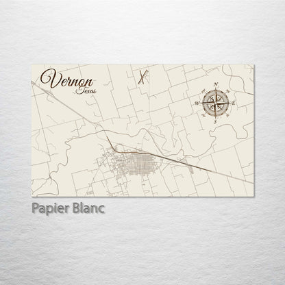 Vernon, Texas Street Map