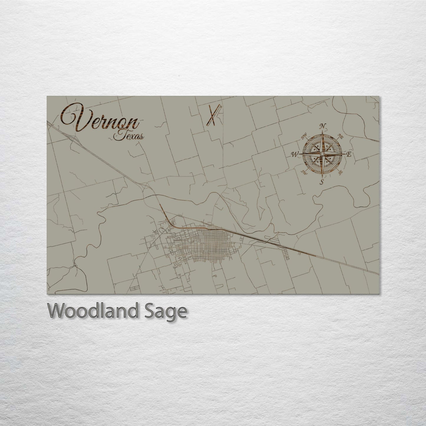 Vernon, Texas Street Map