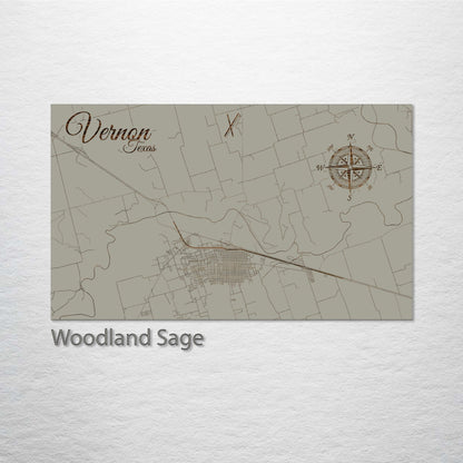 Vernon, Texas Street Map