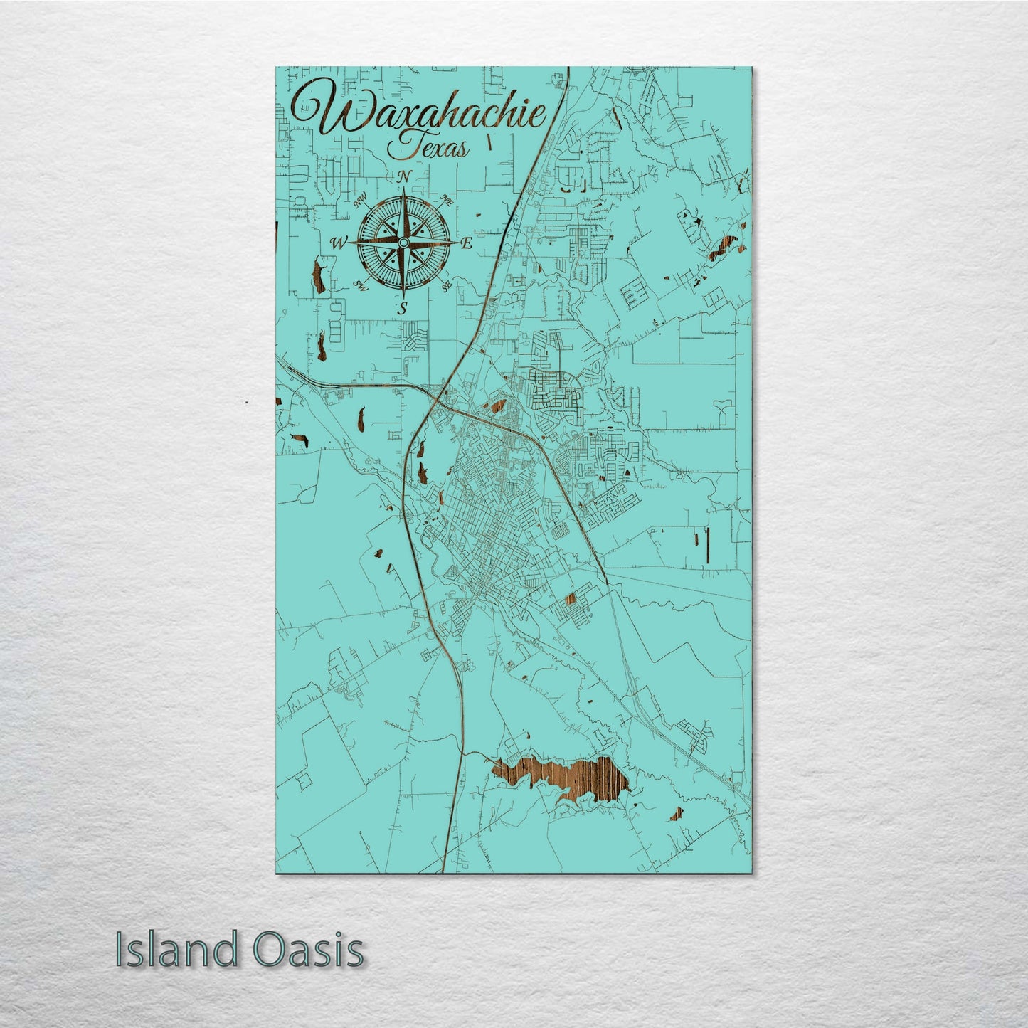 Waxahachie, Texas Street Map