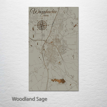 Waxahachie, Texas Street Map