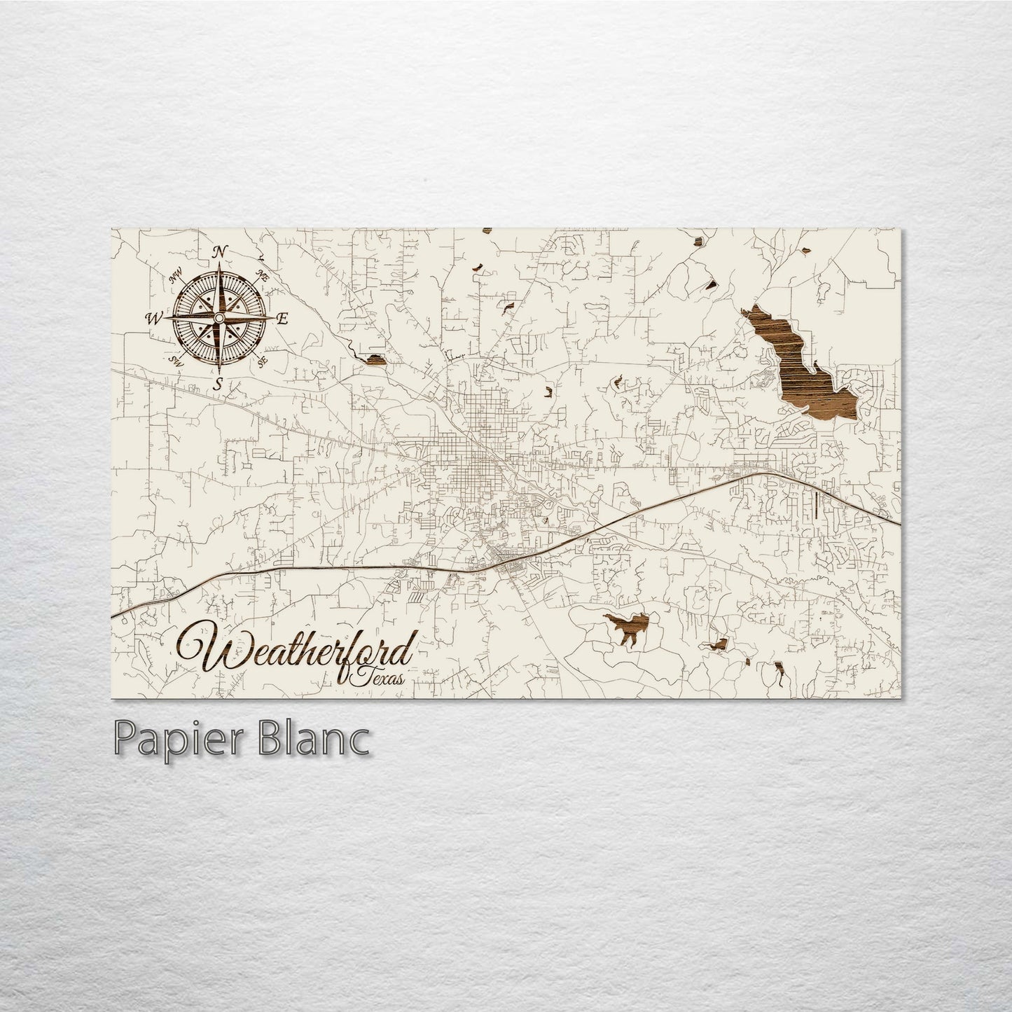 Weatherford, Texas Street Map