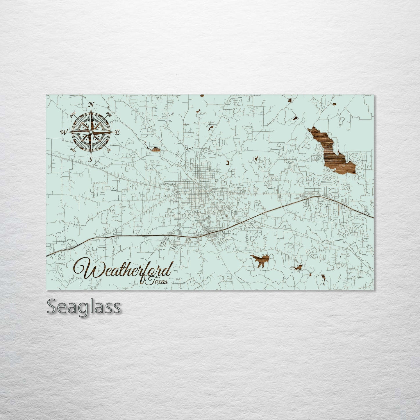 Weatherford, Texas Street Map