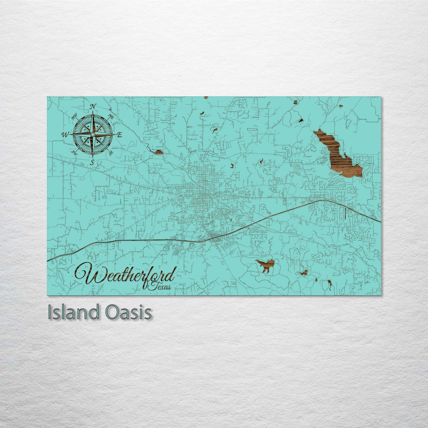 Weatherford, Texas Street Map