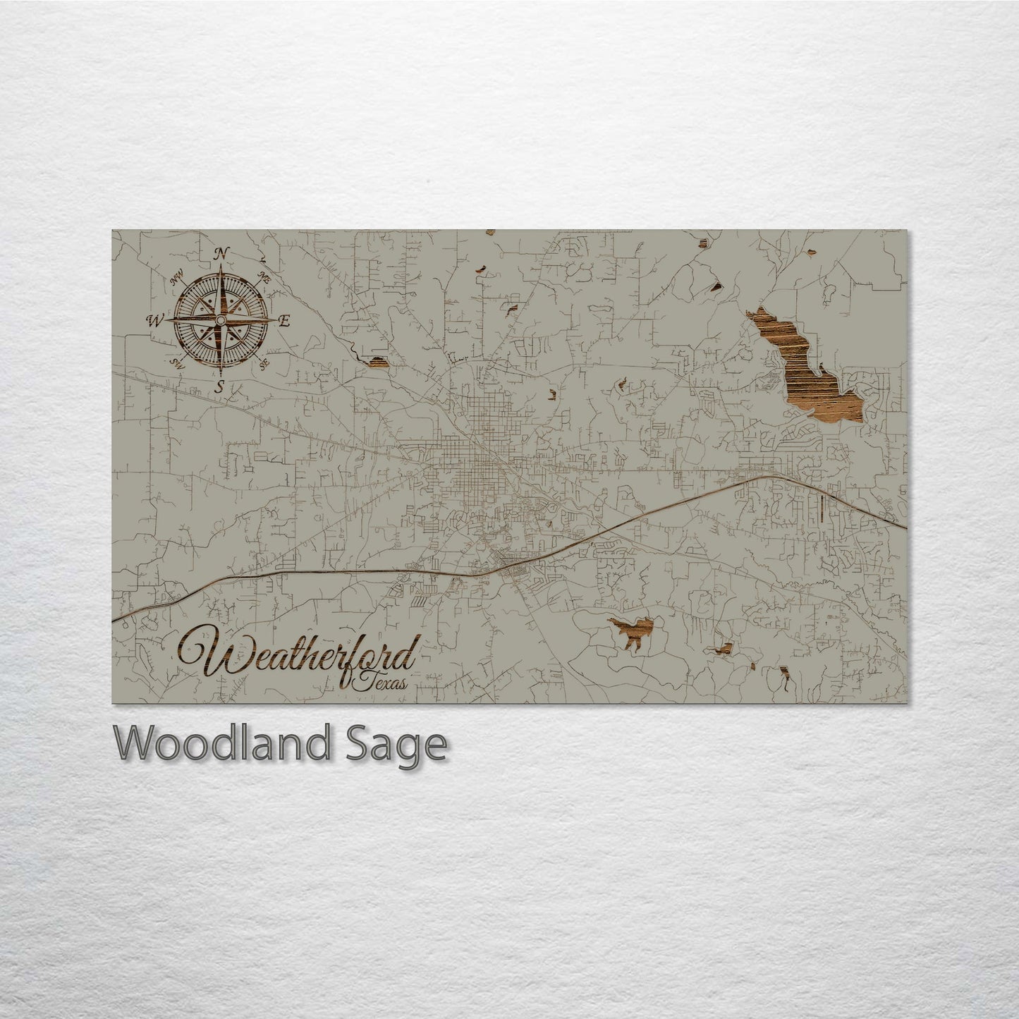 Weatherford, Texas Street Map