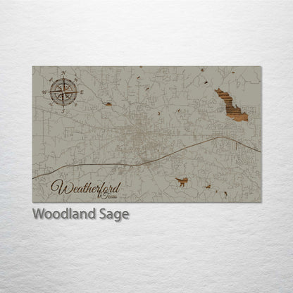 Weatherford, Texas Street Map