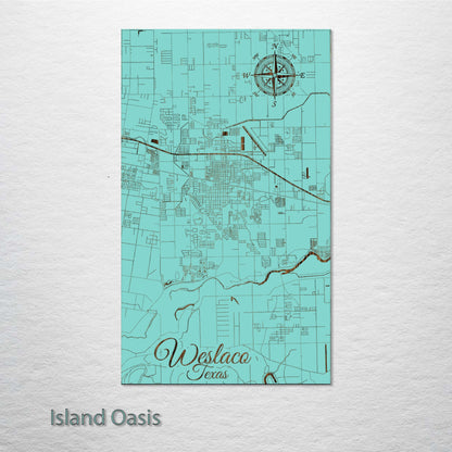 Weslaco, Texas Street Map