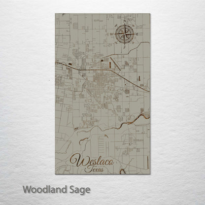 Weslaco, Texas Street Map