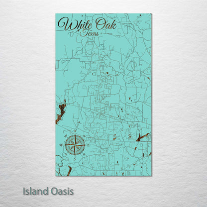 White Oak, Texas Street Map