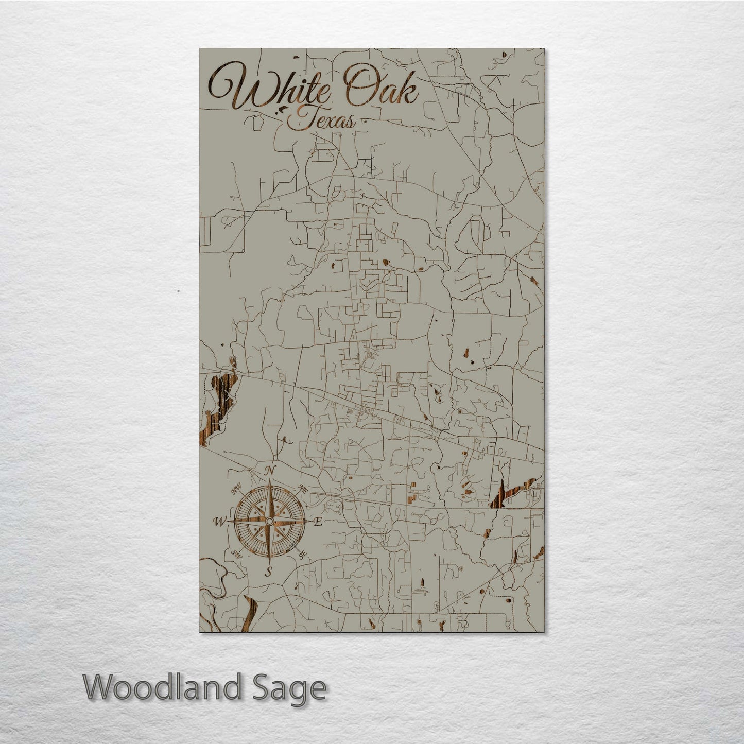 White Oak, Texas Street Map