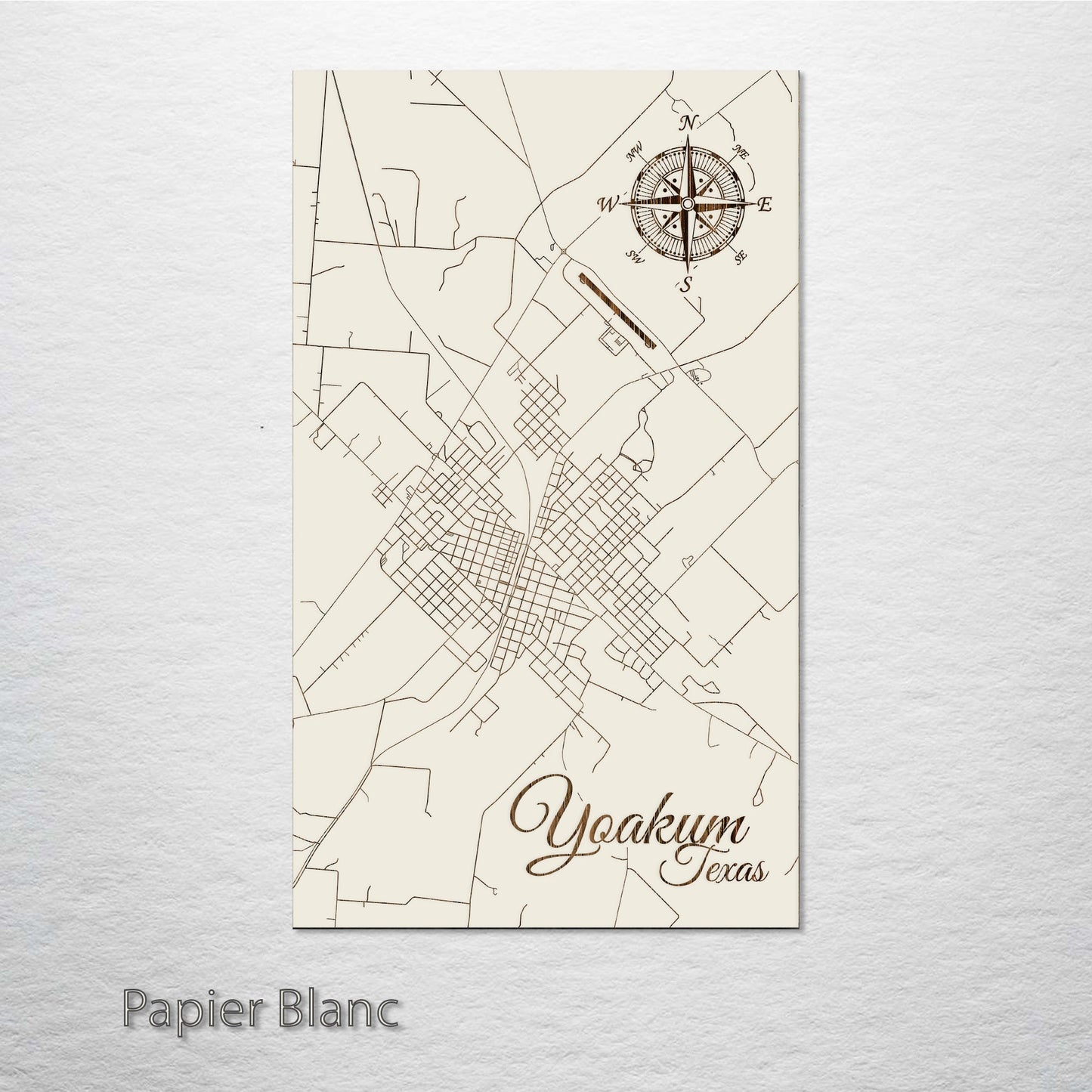 Yoakum, Texas Street Map