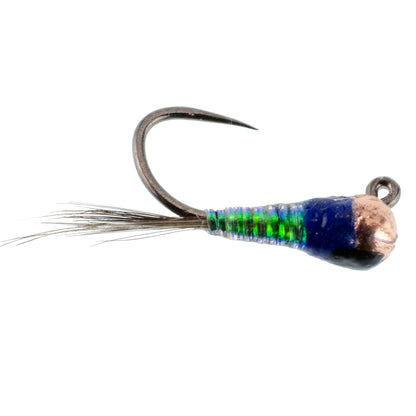 Tungsten Gasolina Perdigon Tactical Jig Euro Nymph 12 Flies Size 14