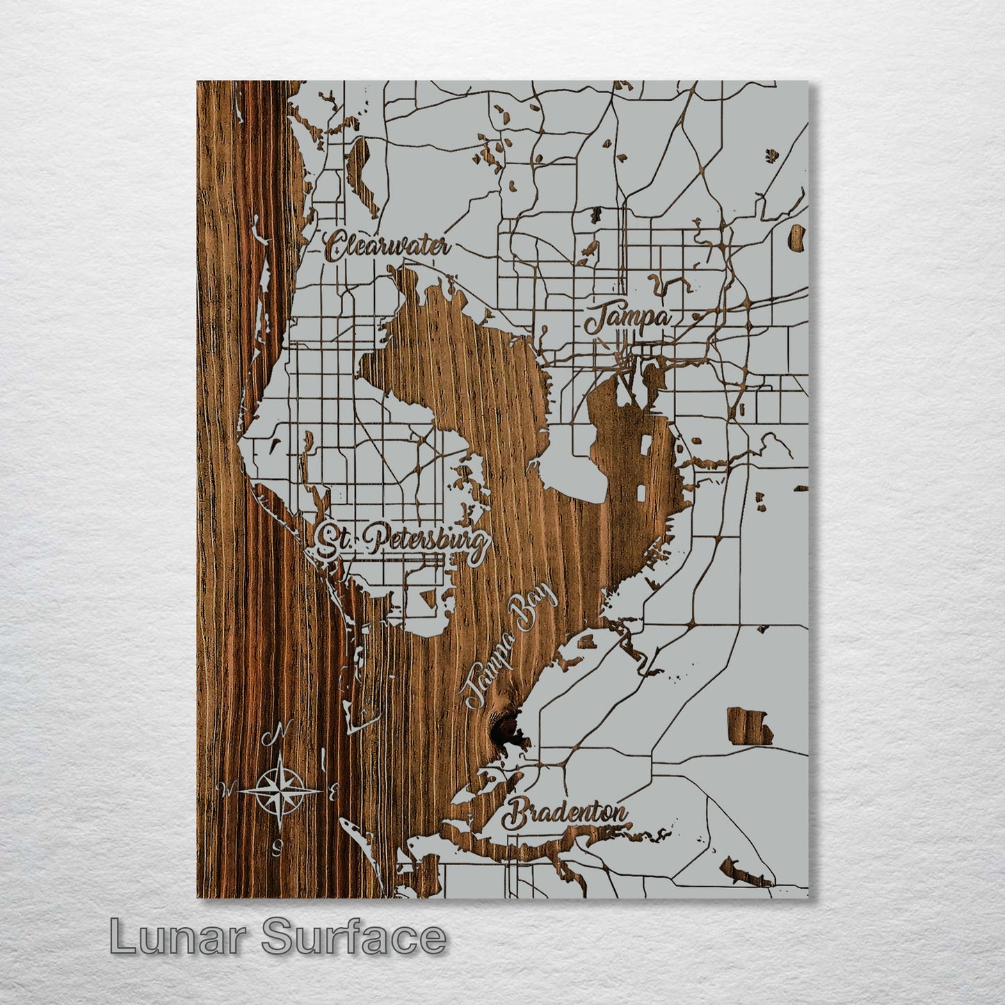 Tampa, FL Whimsical Map