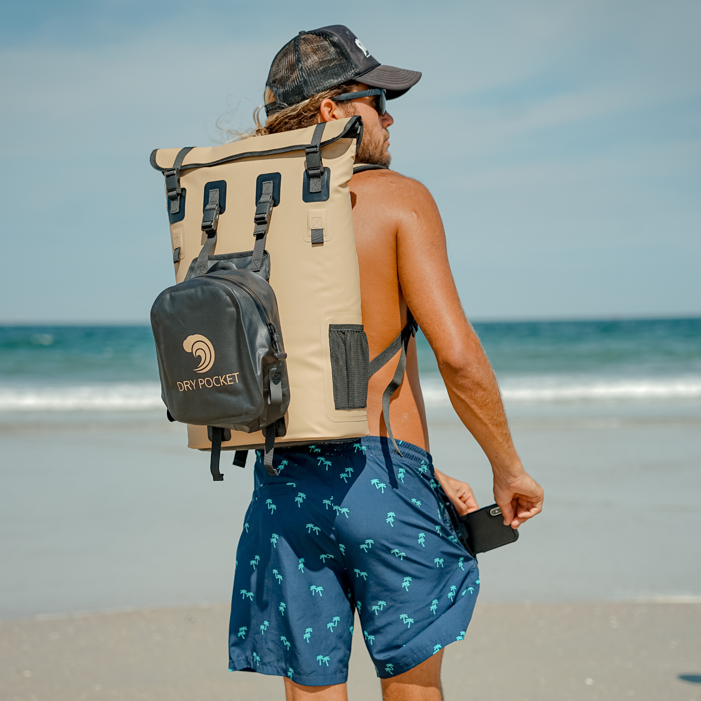 Waterproof Floating Backpack Cooler With Dry Bag