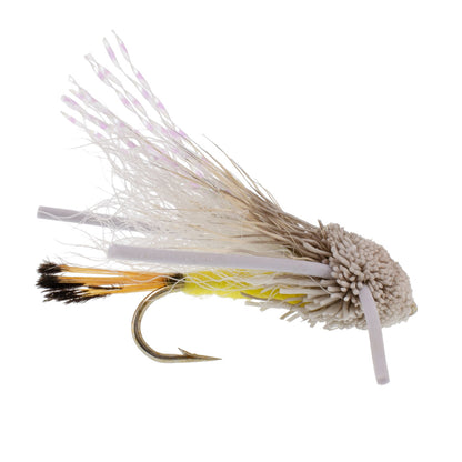 3 Pack Turcks Tarantula Yellow Terrestrial Dry Fly - Size 12