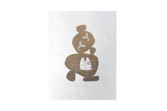 Tenkara Cairn - Art Print