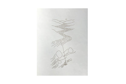 Up Stream - Art Print
