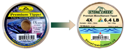 Stone Creek™ Mono Tippet - Discontinued Package