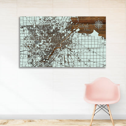 Toledo, Ohio Street Map