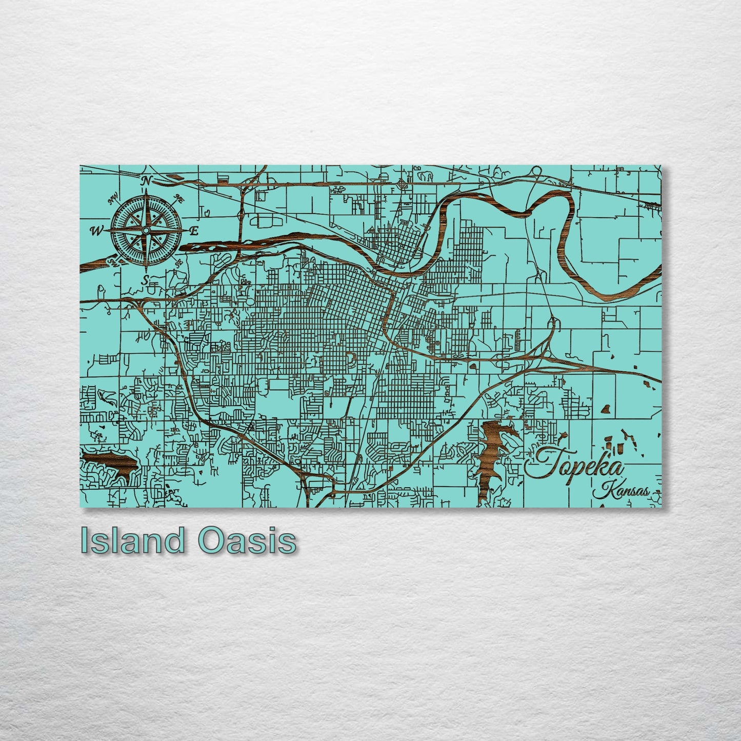 Topeka, Kansas Street Map